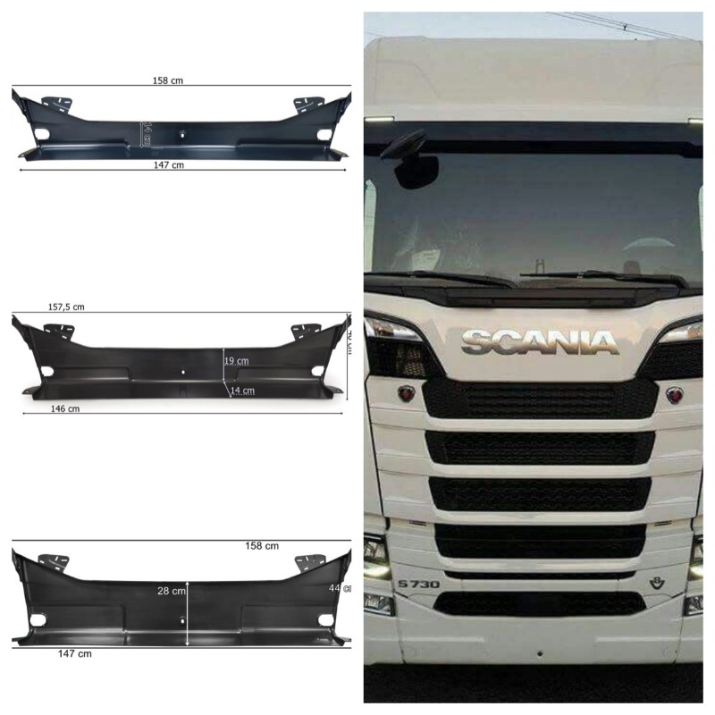 P & C Home Textiles Usa - voor Scania Centrale Bumper Accessoires OE