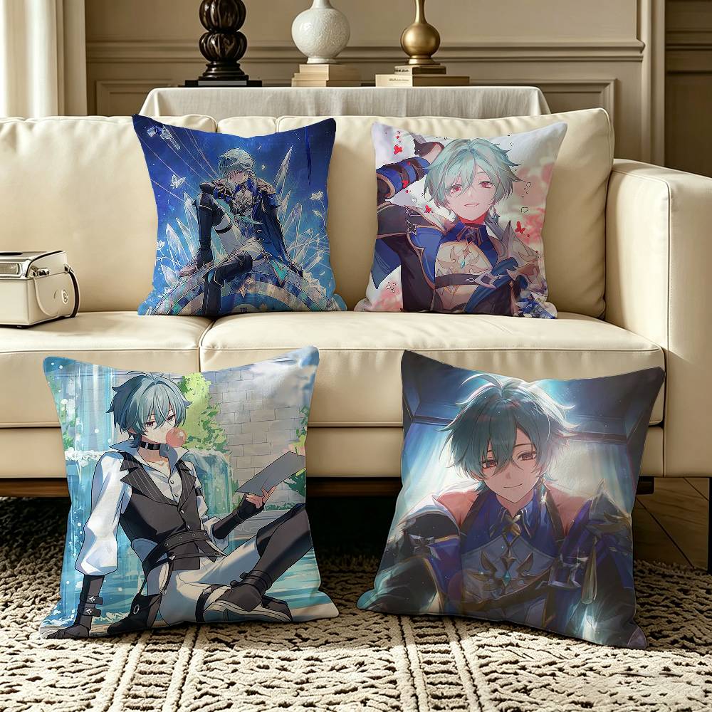 Home Textiles Là Gì - Cryo L-Lohen G-enshin Impact Kussenhoes Vierkant