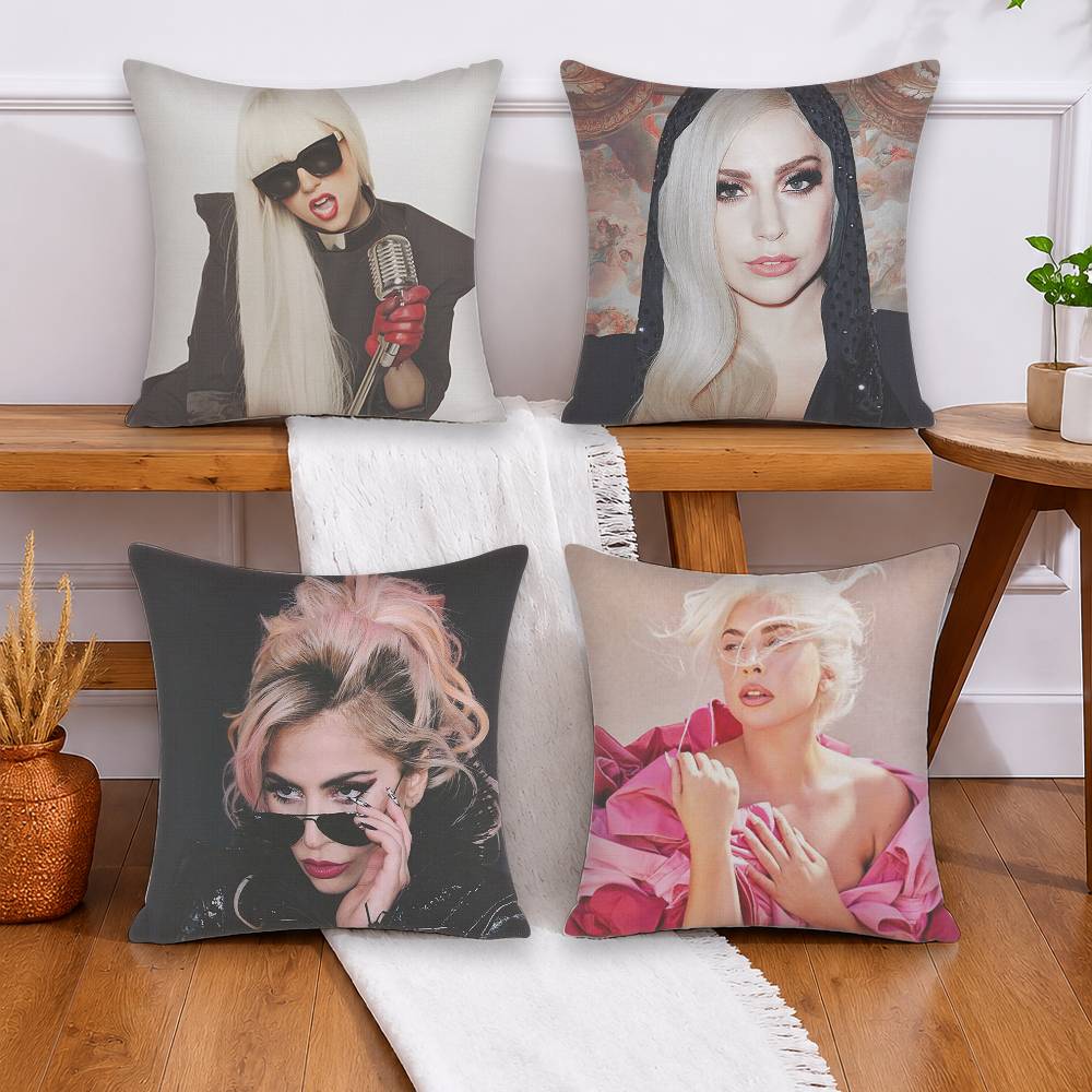 Home Textiles Là Gì - L-Lady G-Gaga kussensloop voor bank, woonkamer,