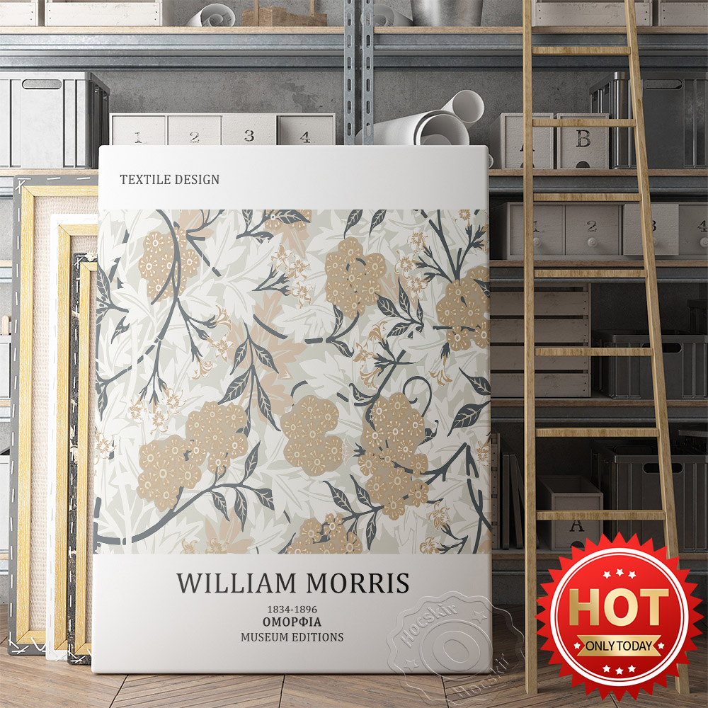 Home Textiles And Room Spray - William Morris Tentoonstelling Museum Poster, Textiel