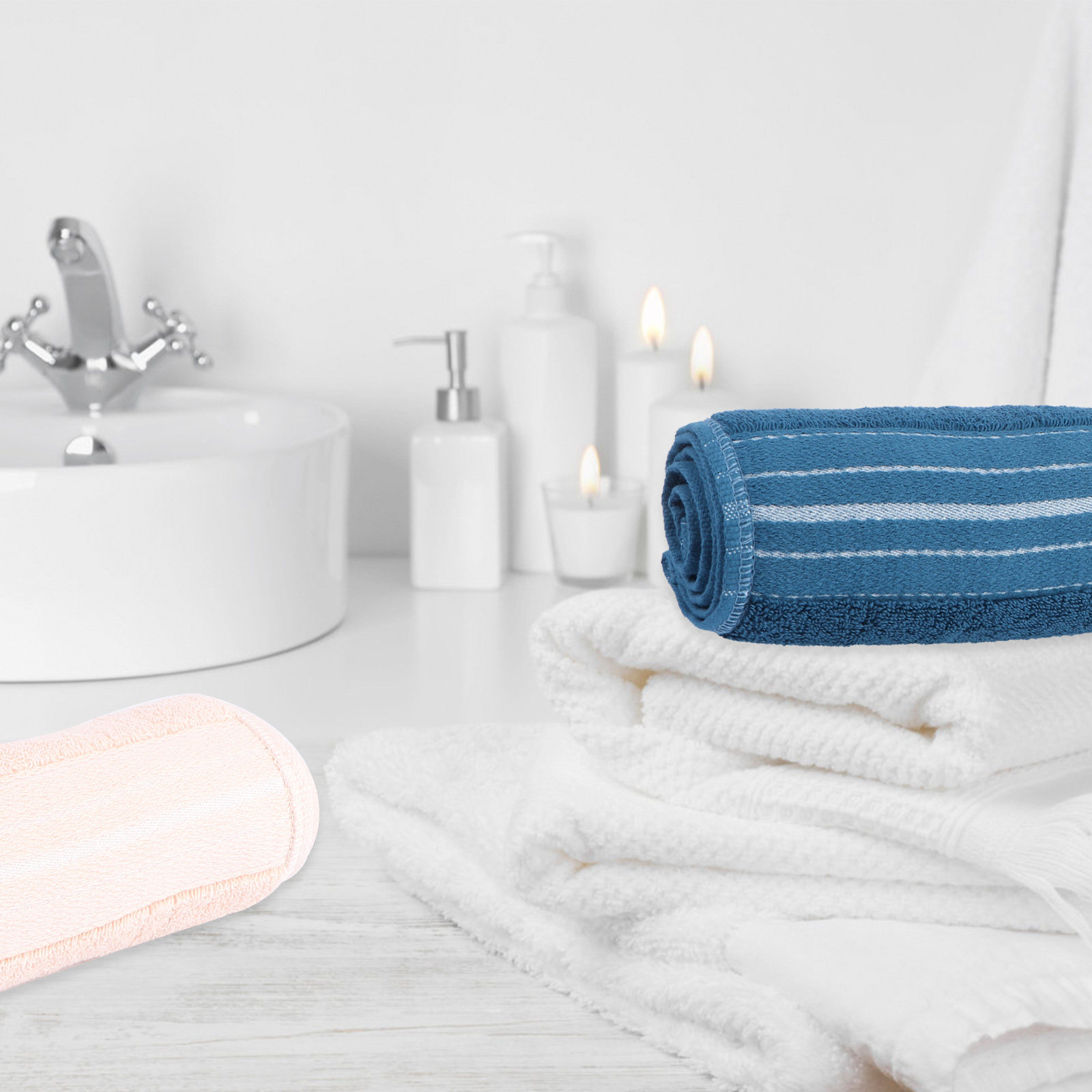 1 stuks puur katoenen washandj - Home Textiles In Pakistan recensie en prijs