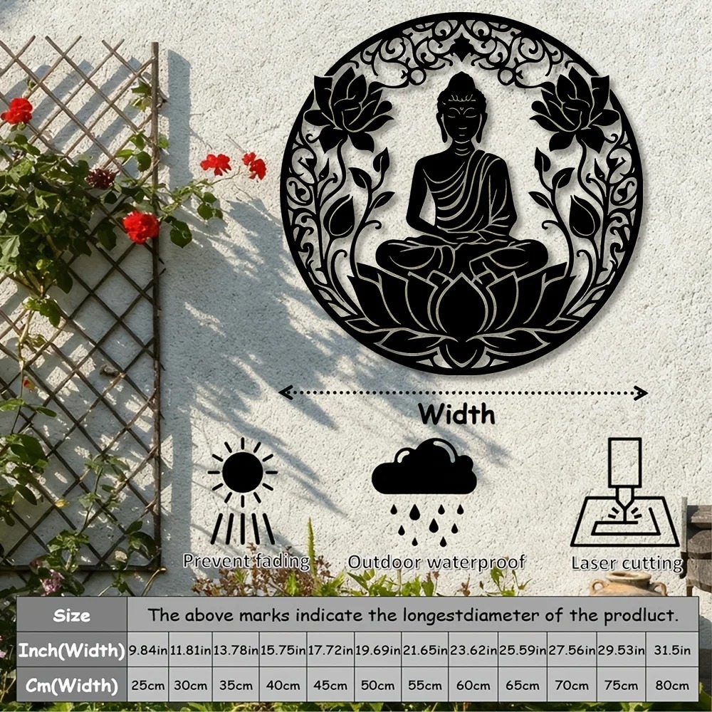 2D Platte Boeddha Lotus Mandal - Home Textiles Brands recensie en prijs