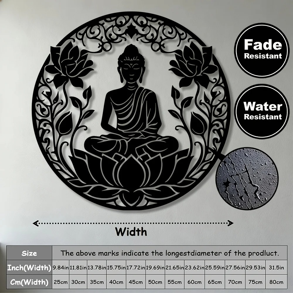 2D Platte Boeddha Lotus Mandal - Home Textiles Brands recensie en prijs